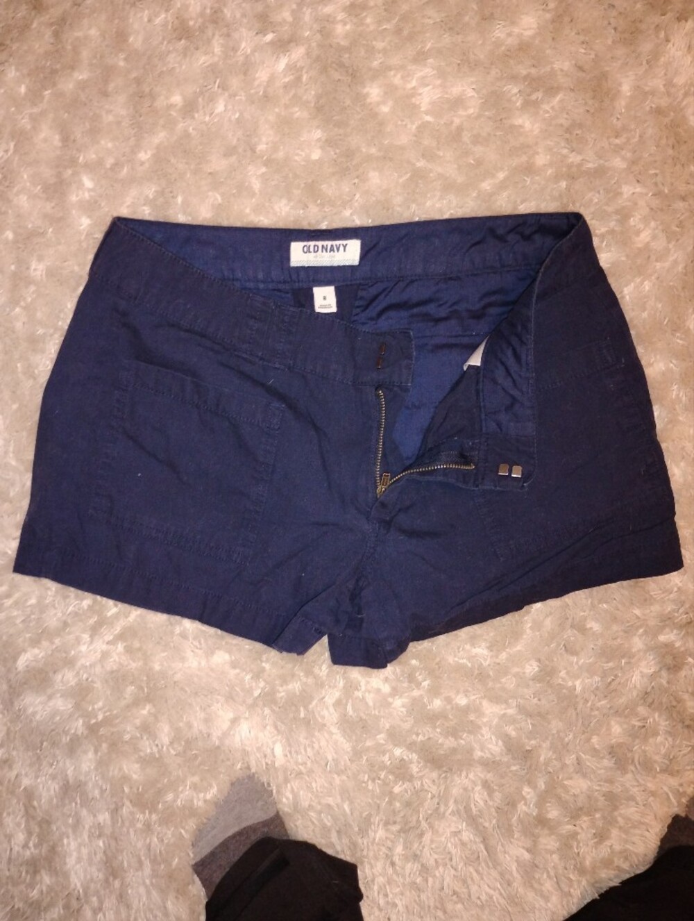 Old Navy Dark Navy Blue Women's Shorts Size 8